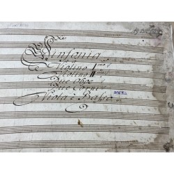 Musikhandschrift aus der Bachzeit